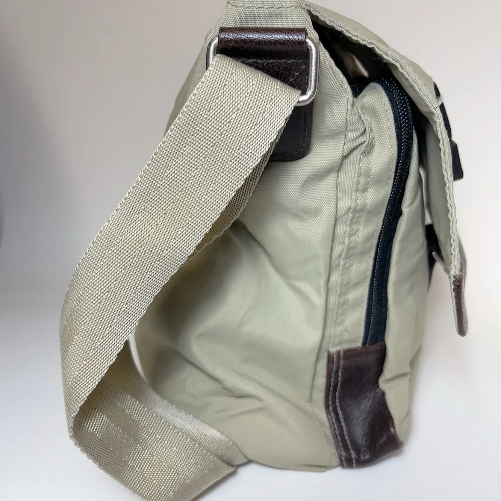 Derek Alexander Unisex Half Flap Front Organizer Crossbody Bag